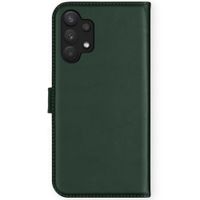 Selencia Étui de téléphone portefeuille en cuir véritable A32 (5G) - Vert