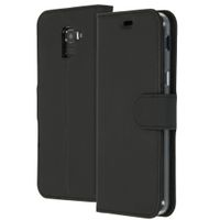 Accezz Étui de télephone Wallet Samsung Galaxy J6 - Noir