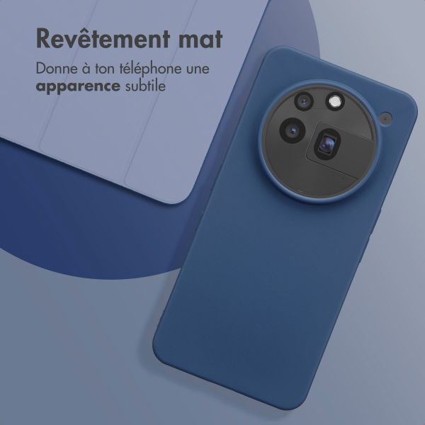 imoshion Coque Couleur Nothing Phone (3a) Pro - Bleu foncé