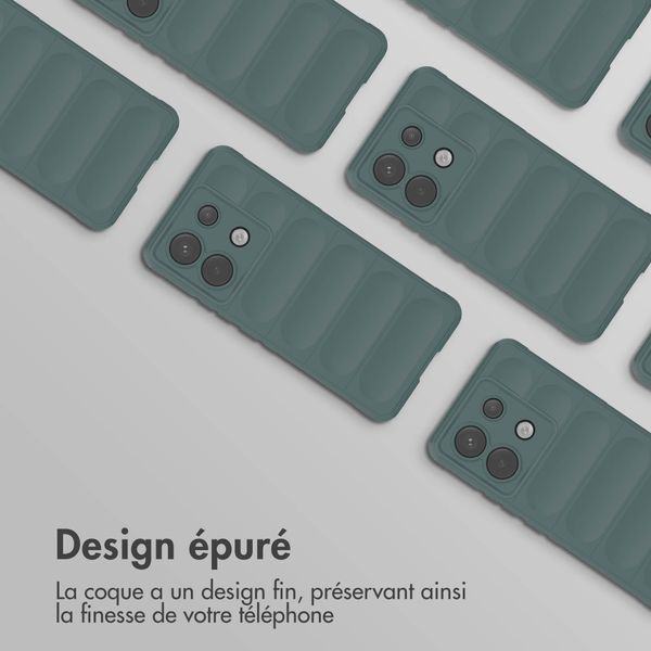 imoshion Coque arrière EasyGrip Xiaomi Poco X6 Pro - Vert foncé