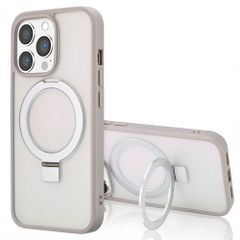Accezz Coque Ring Stand avec MagSafe Apple iPhone 13 Pro - Gris