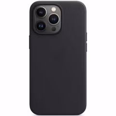 Apple Coque Leather MagSafe Apple iPhone 13 Pro Max - Midnight