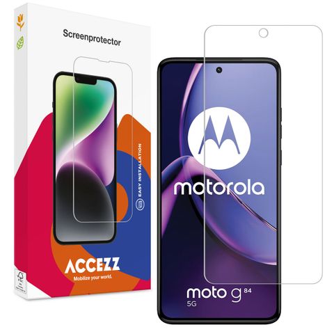 Accezz Protection d'écran en verre trempé Motorola Moto G84