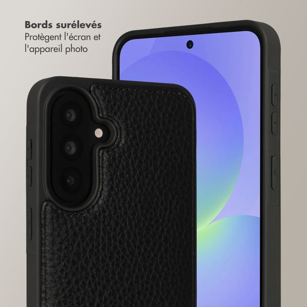 Selencia Coque de télephone Nova avec cordon et porte-cartes Samsung Galaxy A37 (5G) - Noir