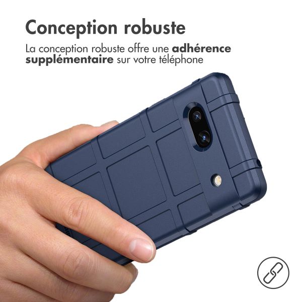 imoshion Coque Arrière Rugged Shield Google Pixel 7a - Bleu foncé