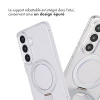 Accezz Coque Ring Stand avec MagSafe Samsung Galaxy S26 - Transparent