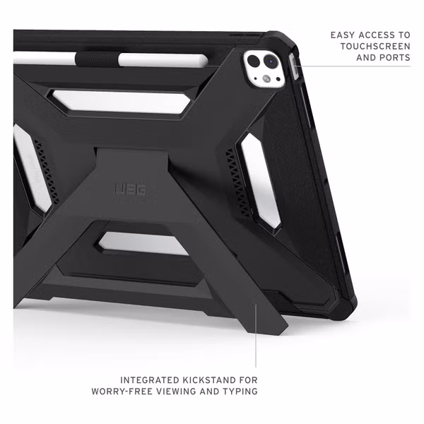 UAG Coque tablette Scout Apple iPad Pro 13 (2025) M5 / (2024) M4 - Black