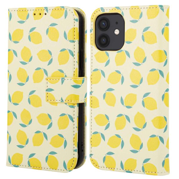 imoshion Étui de téléphone portefeuille Design iPhone 12 (Pro) - Citrus Dream