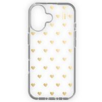 iDeal of Sweden Coque arrière Mirror Apple iPhone 16 - Golden Hearts