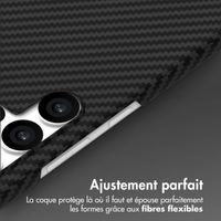 Accezz Coque Kevlar MagSafe Samsung Galaxy S23 Ultra - Noir