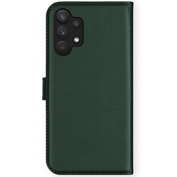 Selencia Étui de téléphone portefeuille en cuir véritable Galaxy A32 (4G) - Vert