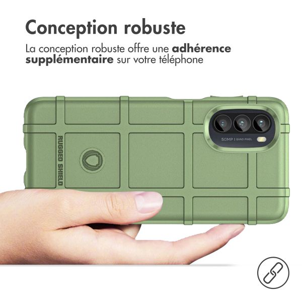 imoshion Coque Arrière Rugged Shield Motorola Moto G52 / G82 - Vert