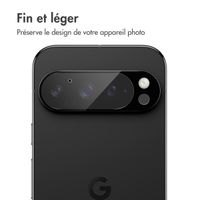 imoshion Protection Caméra en verre trempé 2 Pack Google Pixel 9 Pro - Noir