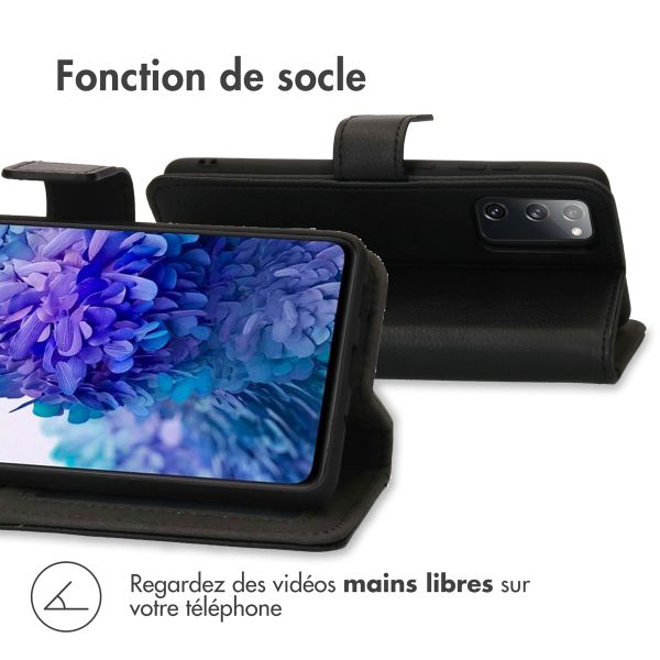 imoshion Étui de télephone portefeuille Samsung Galaxy S20 FE - Noir