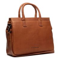 The Chesterfield Brand Sac ordinateur 14 pouces Rivera - Cuir véritable - Cognac