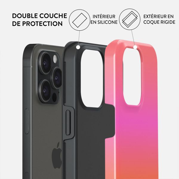 Burga Coque arrière Tough iPhone 15 Pro - Sunset Club