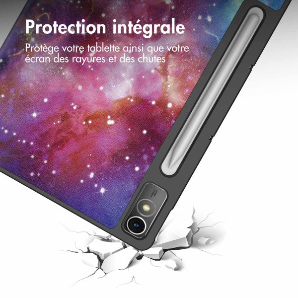 imoshion Coque tablette Design Trifold Lenovo Tab P12 - Space