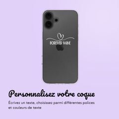 Coque avec votre propre photo et/ou texte Apple iPhone 16 - Sierlijk hartje