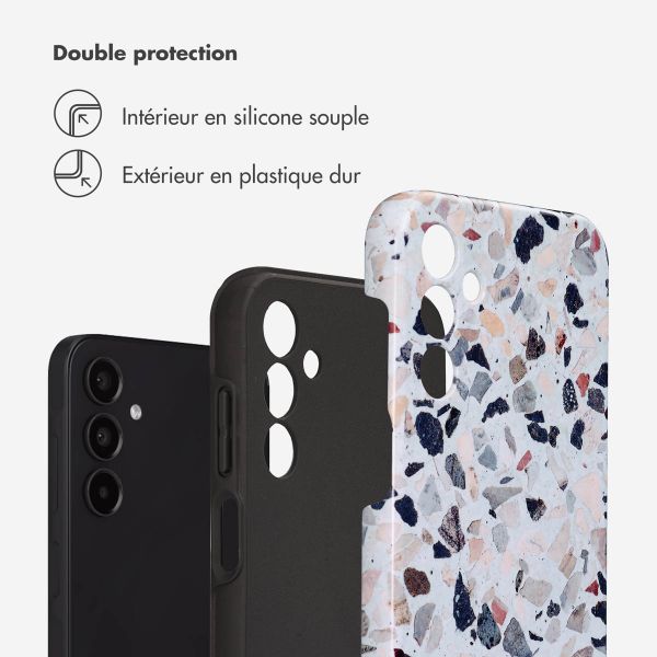 Selencia Coque arrière Vivid Samsung Galaxy A15 (5G/4G) - Chic Terazzo