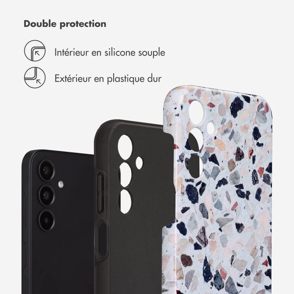 Selencia Coque arrière Vivid Tough Samsung Galaxy A15 (5G/4G) - Chic Terazzo