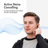 imoshion Aura Pro Écouteurs intra-auriculaires sans fil - Réduction active du bruit (ANC) - Noir