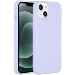 Accezz Coque Liquid Silicone iPhone 13 Mini - Violet