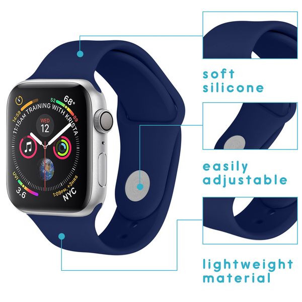 imoshion Bracelet silicone Apple Watch Series 1-10 / SE / Ultra (2) - 42/44/45/46/49 mm