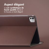 Accezz Coque tablette Classic Apple iPad Pro 13 (2025) M5 / (2024) M4 - Marron