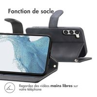 imoshion Etui de télephone portefeuille avec cordon Samsung Galaxy S23 - Noir