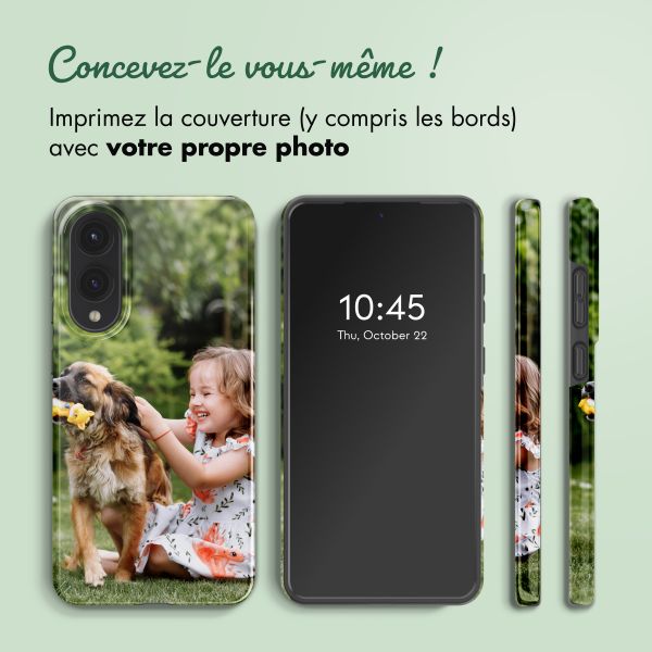 Concevez votre propre coque Tough Samsung Galaxy S25 Edge - Blanc