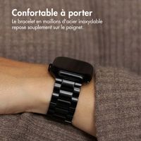 imoshion Bracelet en acier Apple Watch Series 1 á 11 / SE / Ultra (44/45/46/49 mm) - Noir