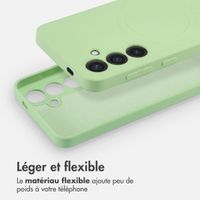 imoshion Coque Couleur avec MagSafe Samsung Galaxy S24 - Vert