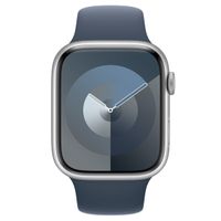 Apple Sport Band Apple Watch Series 1 á 10 / SE / Ultra (2) (44/45/46/49 mm) - Taille M/L - Storm Blue