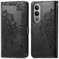 imoshion Etui de téléphone portefeuille Mandala OnePlus Nord CE 4 - Noir