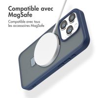 Accezz Coque Ring Stand avec MagSafe iPhone 15 Pro - Blue