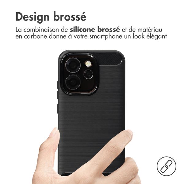 imoshion Coque Brushed Oppo Reno15 Pro (5G) - Noir