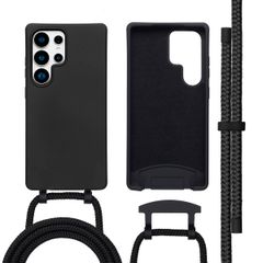 imoshion Coque arrière Color avec cordon amovible et MagSafe Samsung Galaxy S25 Ultra - Noir
