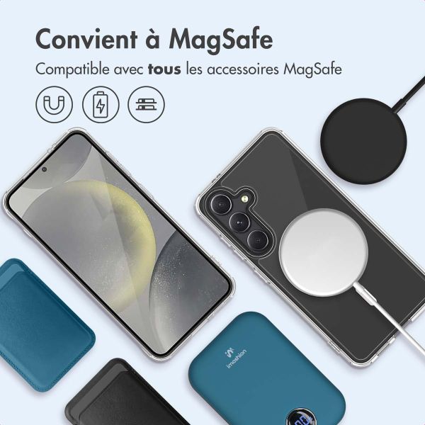 imoshion Coque arrière de protection avec MagSafe Samsung Galaxy S24 - Transparent