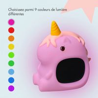 imoshion Kids Coach de sommeil - Veilleuse avec haut-parleur - Réveil enfant - Unicorn