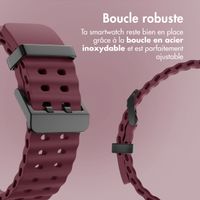imoshion Bracelet Ocean en silicone Samsung Galaxy Watch Ultra (2024/2025) - Wine Red