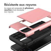 imoshion Coque arrière avec porte-cartes Apple iPhone 11 Pro - Rose Doré