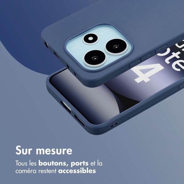 imoshion Coque Couleur Xiaomi Redmi Note 14 (5G) - Bleu foncé