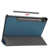 imoshion Coque tablette Trifold Samsung Galaxy Tab S8 / S7 - Vert foncé