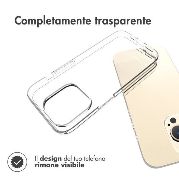 Accezz Coque Clear Apple iPhone 15 Pro - Transparent