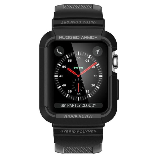 Spigen Rugged Armor™ Pro Case Apple Watch 42 mm - Noir