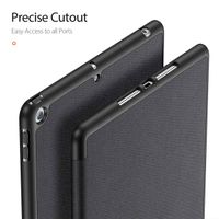 Dux Ducis Coque tablette Domo Apple iPad 9 (2021) 10.2 pouces / iPad 8 (2020) 10.2 pouces / iPad 7 (2019) 10.2 pouces - Noir