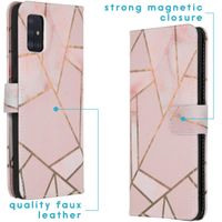 imoshion Coque silicone design Samsung Galaxy A51 - Pink Graphic