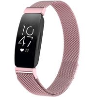 imoshion Bracelet magnétique milanais Fitbit Inspire - Taille S - Rose