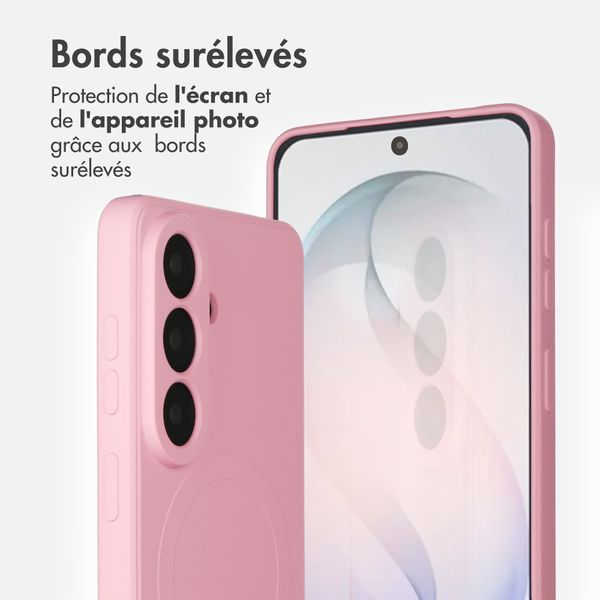 imoshion Coque Couleur avec MagSafe Samsung Galaxy S26 - Candy Pink