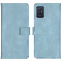 imoshion Étui de télephone portefeuille de luxe Samsung Galaxy A71 - Bleu clair
